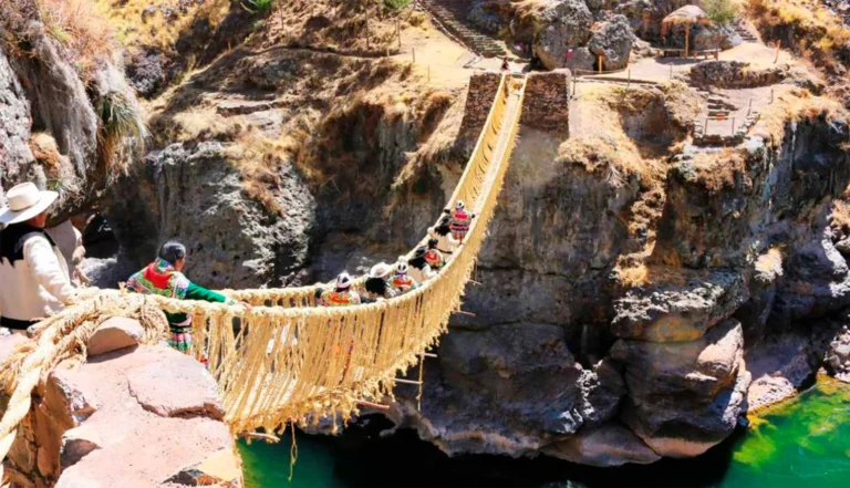 Queswachaka Inca Bridge Quechua Community