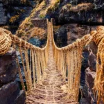 Queswachaka Puente Soga Inca Primer Plano Cusco