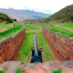 Tipon Ruinas Agua Inca Cusco Peru