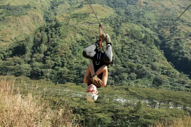 Tourist Zipline Inca Jungle Trek Machu Picchu