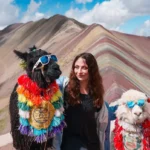 Turista Alpacas Vinicunca Montana Arcoiris Cusco