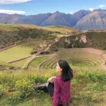 Turista Terrazas Circulares Moray Valle Sagrado